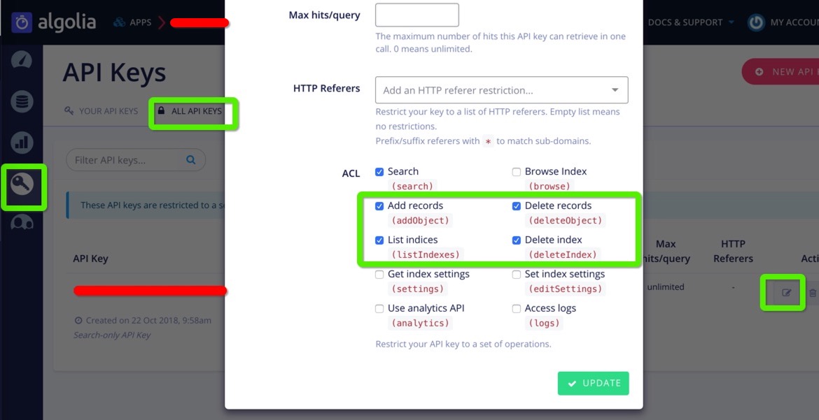 algolia_编辑keys